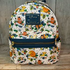 Loungefly Disney Lion King Tattoo Mini Backpack NWT